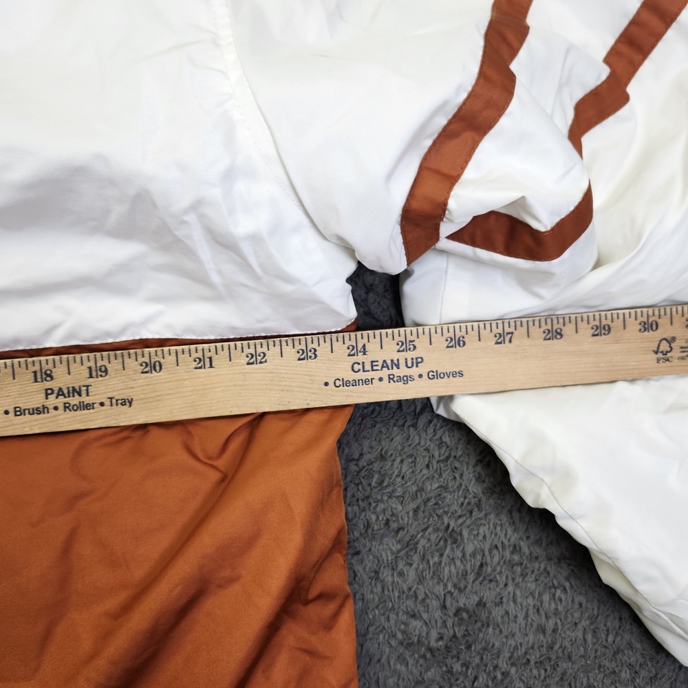 Vintage Texas Longhorns White Jacket Coat Zip Up Large With Hood‎ 90s - Picture 8 of 10